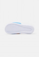 Nike Sportswear VICTORI ONE SLIDE Pantolette flach white/bright mango/sapphire/light liquid lime VICTORI ONE SLIDE Мюли на плоской подошве белый/яркий манго/сапфир/светлый жидкий лайм