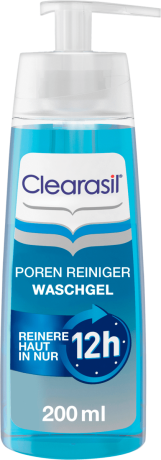 Clearasil Waschgel Poren Reiniger Гель для умывания для загрязненной кожи лица, 200 мл
