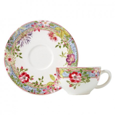 Gien Fayencerie Gien 'Millefleurs' Kaffee-/Tee-Untertasse 15,2 cm Gien "Millefleurs" Блюдце для чая/кофе 6 дюймов