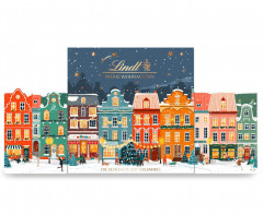  Lindt Winterhauser 2025 Advent Calendar 153 g х 3stk, Линдт Адвент-календарь 2025, 24 сладких сюрприза, 36см х 36см, 153 грамма x 3 шт