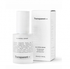 Transparent Lab Oil Patrol Serum Сыворотка для лица матирующая сыворотка для жирной и комбинированной кожи, против жирного блеска и расширенных пор, 30 мл