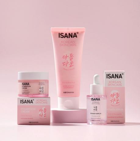 Isana Korean Skincare Foaming Cleanser Creamy Cica & BHA 150 ml, Очищающий гель для лица Korean Beauty c CICA и BHA/PHA, 150мл
