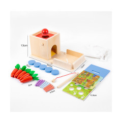 Denkspiel Multifunktionale 4-in-1-Intelligenzbox fur die Fruherziehung Игра-мышление Многофункциональная интеллектуальная коробка 4-в-1 для раннего обучения