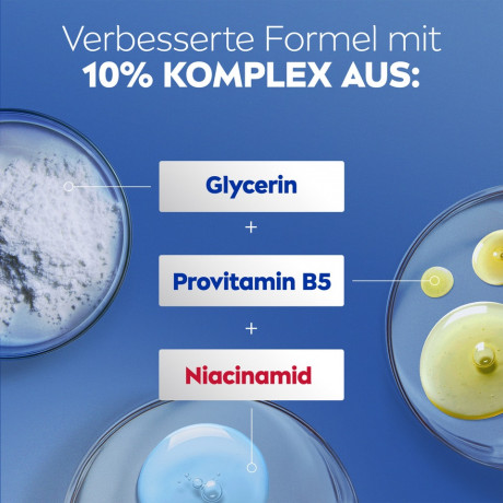 NIVEA Body Lotion Repair & Care, 250 ml, Нивеа Лосьон для тела, 10% глицерин, провитамин B5 и ниацинамид, для очень сухой кожи, 72ч увлажнение, 250 мл