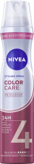 NIVEA Color Care Styling Spray, 250 ml, Нивеа Лак для волос для окрашенных волос, пантенол и витамин B3, защита цвета, до 24ч фиксация, 250 мл