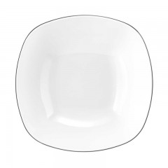 Seltmann Weiden Seltmann Weiden Lido Black Line Schussel eckig 20x20 cm / h: 6 cm Seltmann Weiden Lido Black Line квадратная чаша 20x20 см / высота: 6 см