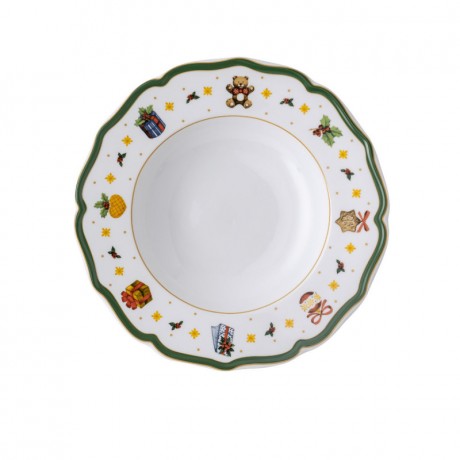 Hutschenreuther Hutschenreuther Happy Christmas green Teller tief d: 23 cm Hutschenreuther Happy Christmas зеленая глубокая тарелка d: 23 см