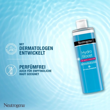 Neutrogena Hydro Boost 3-in-1 Mizellenwasser мицеллярная вода 3-в-1 400мл