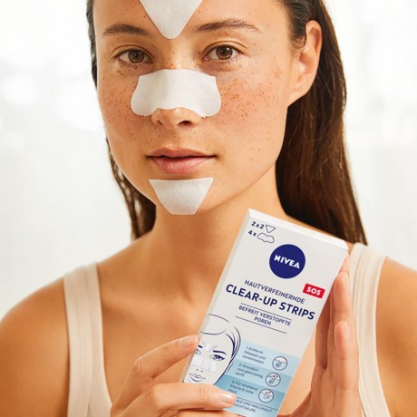 Nivea Hautverfeinernde Clear-up Strips Очищающие полоски для очищения кожи