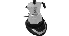Bialetti Bialetti Moka Timer, Espressomaschine silber/schwarz, 3 Tassen  silber, schwarz Bialetti Moka Timer, эспрессо-машина серебристый/черный, 3 чашки