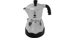 Bialetti Bialetti Moka Timer, Espressomaschine silber/schwarz, 3 Tassen  silber, schwarz Bialetti Moka Timer, эспрессо-машина серебристый/черный, 3 чашки