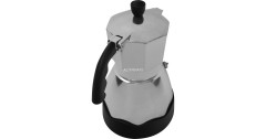 Bialetti Bialetti Moka Timer, Espressomaschine silber/schwarz, 3 Tassen  silber, schwarz Bialetti Moka Timer, эспрессо-машина серебристый/черный, 3 чашки