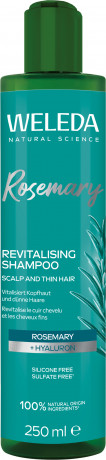 WELEDA Rosmarin Revitalising Shampoo, 250 ml, Розмариновый шампунь для объёма истончающихся волос и ухода за кожей головы, 250 мл