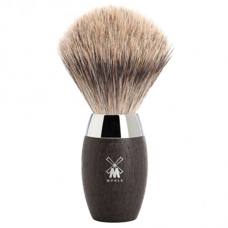 Muhle KOSMO Feines Dachshaar Rasierpinsel Griff aus Mooreichenholz KOSMO помазок для бритья из шерсти барсука ручка из мореного дуба