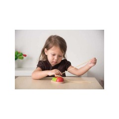 PLANTOYS Plan Toys  Holz Lernspiel Schuh zubinden Plan Toys деревянная развивающая игра