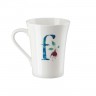 Hutschenreuther Hutschenreuther Flower Alphabet Becher mit Henkel F-Fuchsia 0,40 L Кружка Hutschenreuther Flower Alphabet с ручкой F-Fuchsia 0,40 л