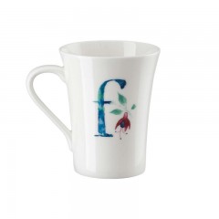 Hutschenreuther Hutschenreuther Flower Alphabet Becher mit Henkel F-Fuchsia 0,40 L Кружка Hutschenreuther Flower Alphabet с ручкой F-Fuchsia 0,40 л