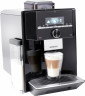 SIEMENS SIEMENS Kaffeevollautomat EQ.9 s300 TI923509DE, schwarz/Edelstahl, extra leise, autom. Milchsystem-Reinigung, bis zu 6 Profile  Плностью автоматическая кофемашина SIEMENS EQ.9 s300 TI923509DE, черный/нержавеющая сталь, особо тихая, автоматическая.