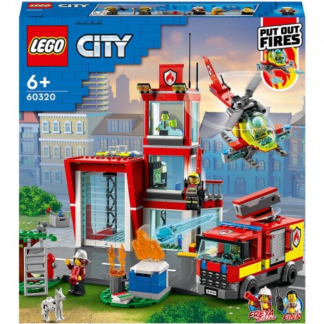 LEGO City 60320 Feuerwache ЛЕГО Пожарная часть