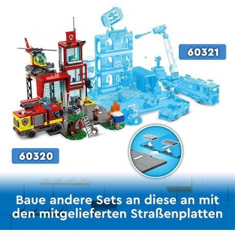 LEGO City 60320 Feuerwache ЛЕГО Пожарная часть