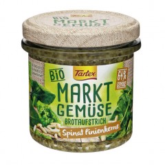 Tartex Bio Marktgemuse Brotaufstrich Spinat Pinienkerne 135 г