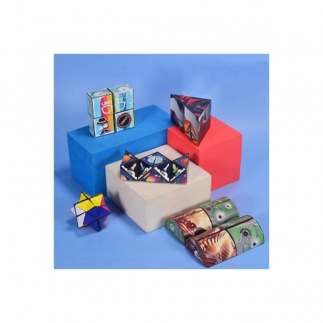 Hocan Wurfelspielzeug fur Kinder Geometrische Verformung Zauberwurfel Игрушка-куб для детей Волшебный куб с геометрической деформацией