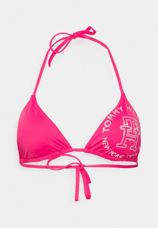 Tommy Hilfiger TRIANGLE Bikini top bright cerise pink ТРЕУГОЛЬНИК лиф бикини ярко-вишнево-розовый