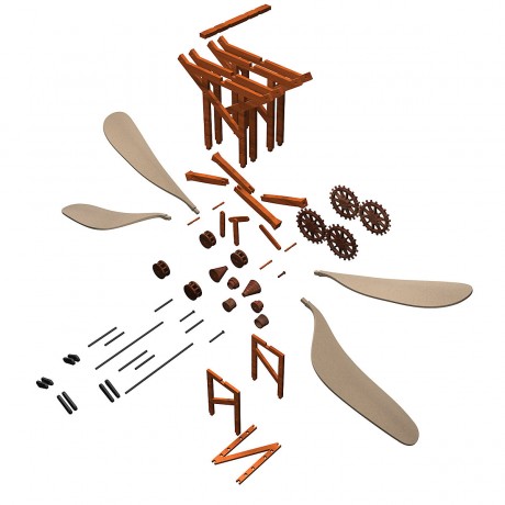 Edu-Toys Leonardo da Vinci Mechanische Libelle Механическая стрекоза Леонардо да Винчи