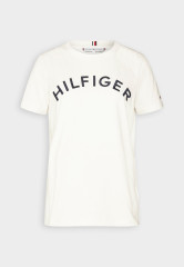 Tommy Hilfiger REG VARSITY EMB C-NK SS Print T-shirt weathered white REG VARSITY EMB C-NK SS Футболка с принтом выветрившийся белый