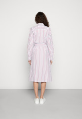 Tommy Hilfiger MIDI SHIRT DRESS  Shirt dress posh/royal berry ПЛАТЬЕ-РУБАШКА МИДИ Платье-рубашка шикарный / королевская ягода