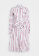 Tommy Hilfiger MIDI SHIRT DRESS  Shirt dress posh/royal berry ПЛАТЬЕ-РУБАШКА МИДИ Платье-рубашка шикарный / королевская ягода