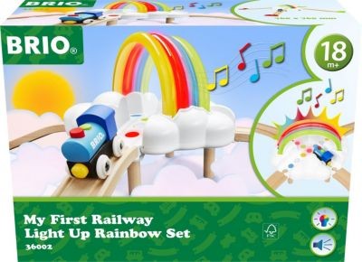 BRIO BRIO 36002 Mein erstes Bahn Regenbogen Set BRIO 36002 Набор "Мой первый радужный поезд"