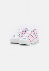 Nike Sportswear AIR MORE UPTEMPO 96 UNISEX Sneaker high white/game royal/university red/sail AIR MORE UPTEMPO 96 UNISEX Высокие кроссовки женские белый/игровой королевский/университетский красный/парус