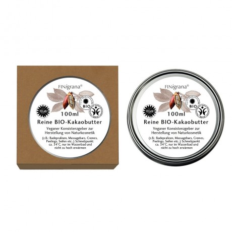 Finigrana reine Bio-Kakaobutter 100ml  чистое органическое масло какао 100мл