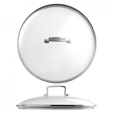 Le Creuset Le Creuset 'Zubehor Aluminium-Antihaft-Pfannen' Glasdeckel fur Aluminium-Antihaft Pfanne 30 cm Le Creuset "Аксессуары для алюминиевых сковородок с антипригарным покрытием" Стеклянная крышка для алюминиевой сковороды с антипригарным покрытием 30