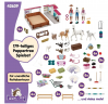 Schleich Horse Club 42639 Игровой набор конюшня с лошадьми Schleich Horse Club, 179 деталей, фигурки и манеж, для детей 5-12 лет