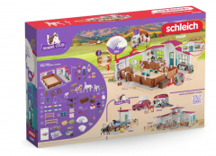 Schleich Horse Club 42639 Игровой набор конюшня с лошадьми Schleich Horse Club, 179 деталей, фигурки и манеж, для детей 5-12 лет