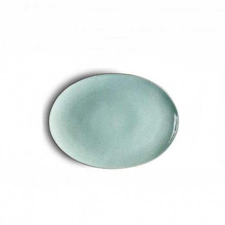 Bitz Bitz Gastro grey / light blue Platte oval 45x34 cm Bitz Gastro серый/голубой Блюдо овальное 45x34 см