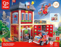 Spiel-Feuerwehrwache Grobstadt-Feuerwache E3023  Большая деревянная пожарная станция Big City Fire Station 