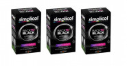 Simplicol Textilfarbe Back to Black Farberneuerung 3stk Текстильная краска для восстановления черного цвета ткани, 400 г x 3 упаковки