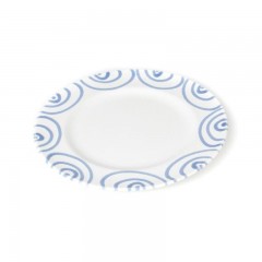 Gmundner Keramik Gmundner Keramik Blaugeflammt Dessertteller / Fruhstucksteller Gourmet d: 18 cm / h: 1,8 cm Gmundner керамическая десертная тарелка с синим пламенем / тарелка для завтрака для гурманов г: 18 см / высота: 1,8 см