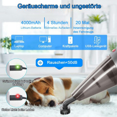 zggzerg zggzerg Akku-Handstaubsauger Akku Handstaubsauger, 4 in 1 Handstaubsauger Laden mit USB  Беспроводной ручной пылесос zggzerg, ручной пылесос с аккумулятором, ручной пылесос 4 в 1 с зарядкой через USB