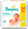 Pampers Влажные салфетки чувствительный	, 6x56 stück, 336 шт