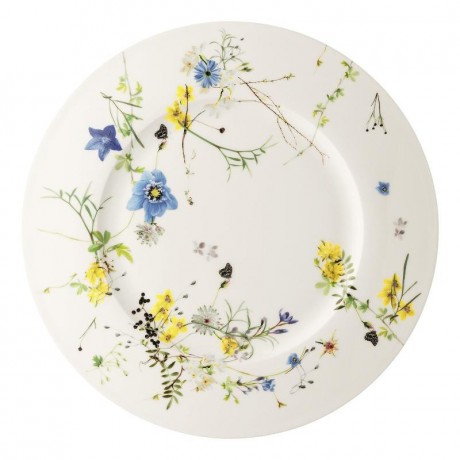 Rosenthal Rosenthal Brillance Fleurs des Alpes Platzteller Fahne 33 cm Обод под пластину Rosenthal Brilliance Fleurs des Alpes 33 см