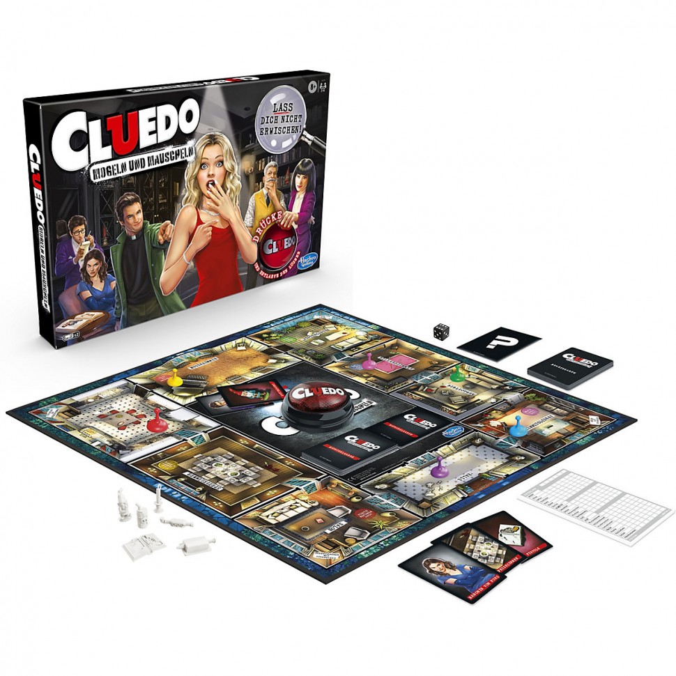 Купить Hasbro Cluedo fur gute Schummler Brettspiel Cluedo для хороших читов  настольная игра в интернет-магазине Diskontshop.eu Германия всего за 3 259  руб. в