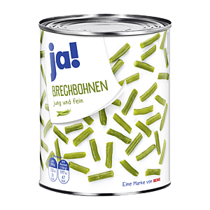 ja! Зелёные бобы, молодые и тонкие 455мл