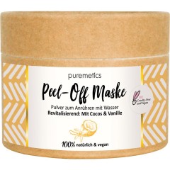 puremetics Revitalisierend: Mit Cocos &amp; Vanille Peel-Off Gesichtsmasken  Восстанавливающий: с кокосовыми и ванильными отшелушивающими масками для лица