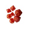 dice4friends 7-tlg. RPG Wurfelset Pearl: Red\/Gold 7 шт. RPG Dice Set Жемчуг: красный/золотой