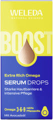 WELEDA Extra Rich Omega Serum Drops, 30 ml, Питательные капли-сыворотка Extra Rich Omega с омега-кислотами и маслом авокадо, 30 мл