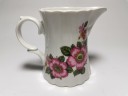 Wunsiedel Bavaria, Вунзидель Бавария Фарфоровый молочник с розовыми маками 9см х 6см, Германия 1960г.